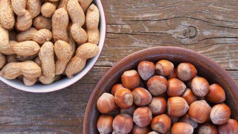 فندق و بادام زمینی