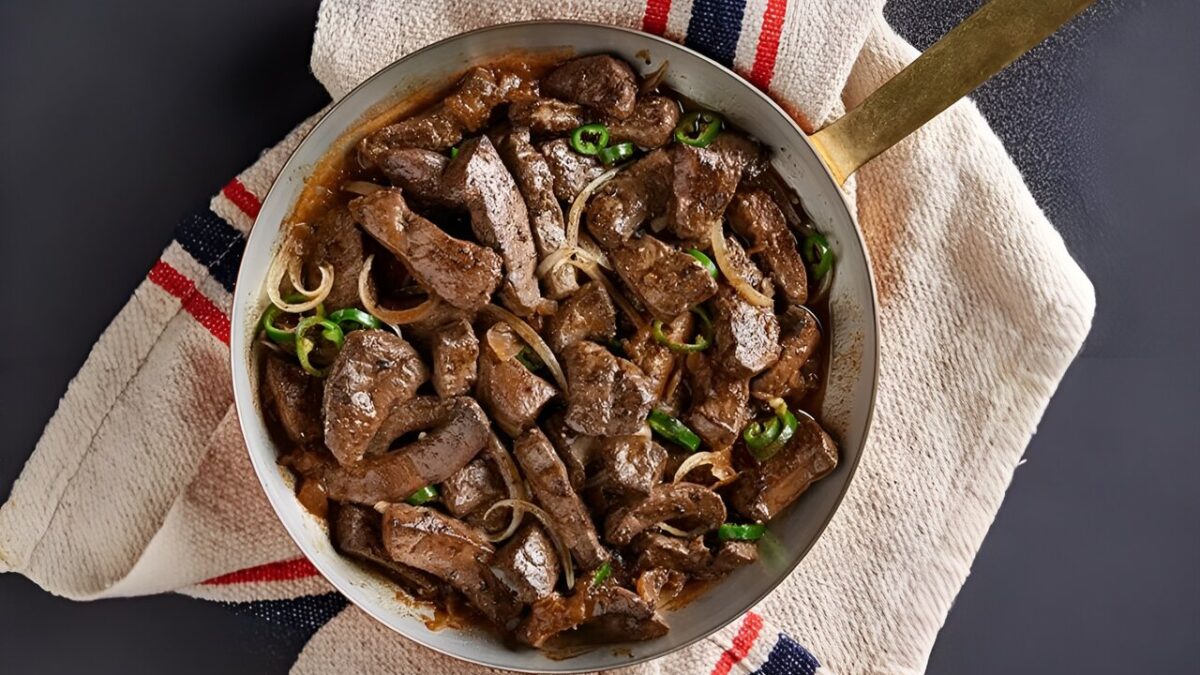 طرز تهیه جغور بغور با دل مرغ